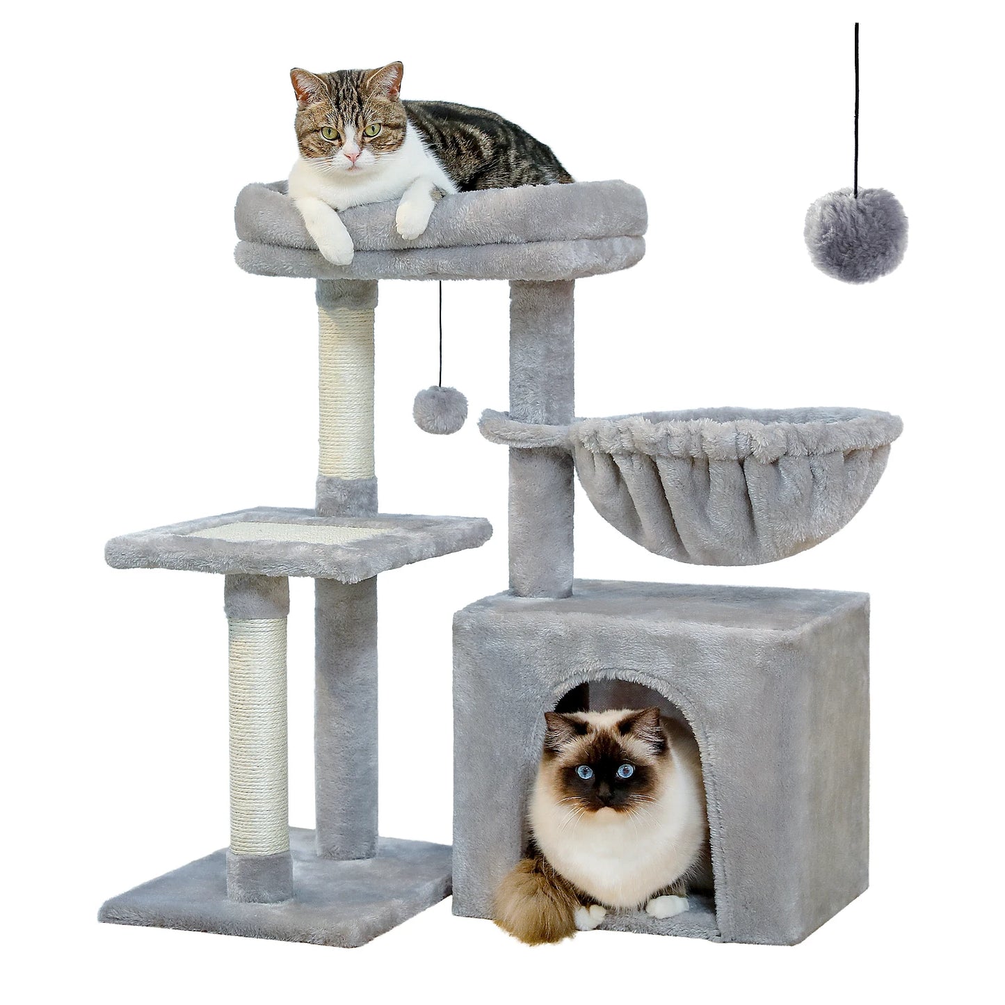CozyPeaks: 2-in-1 Cat Activity Tower