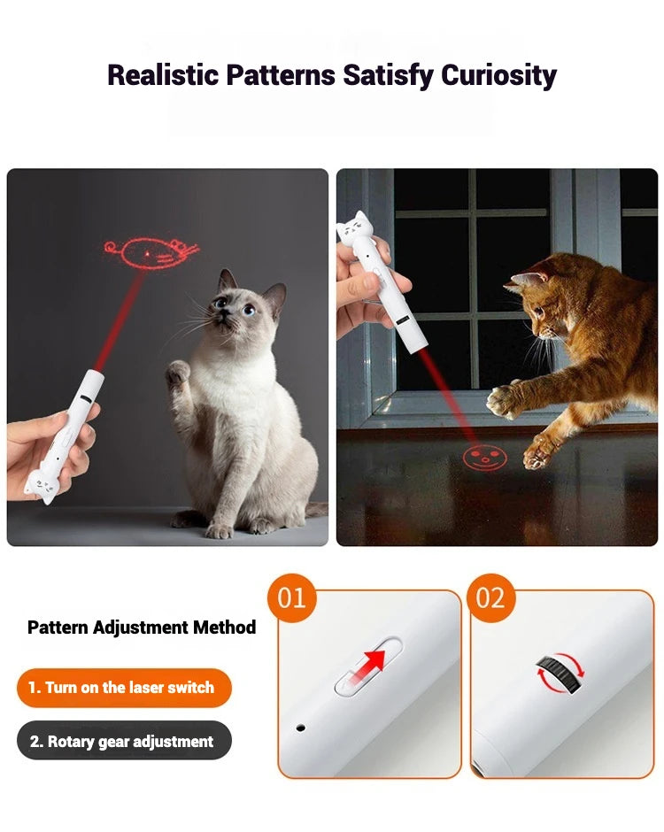 LaserChase | 5-in-1 Interactive Cat Laser Toy