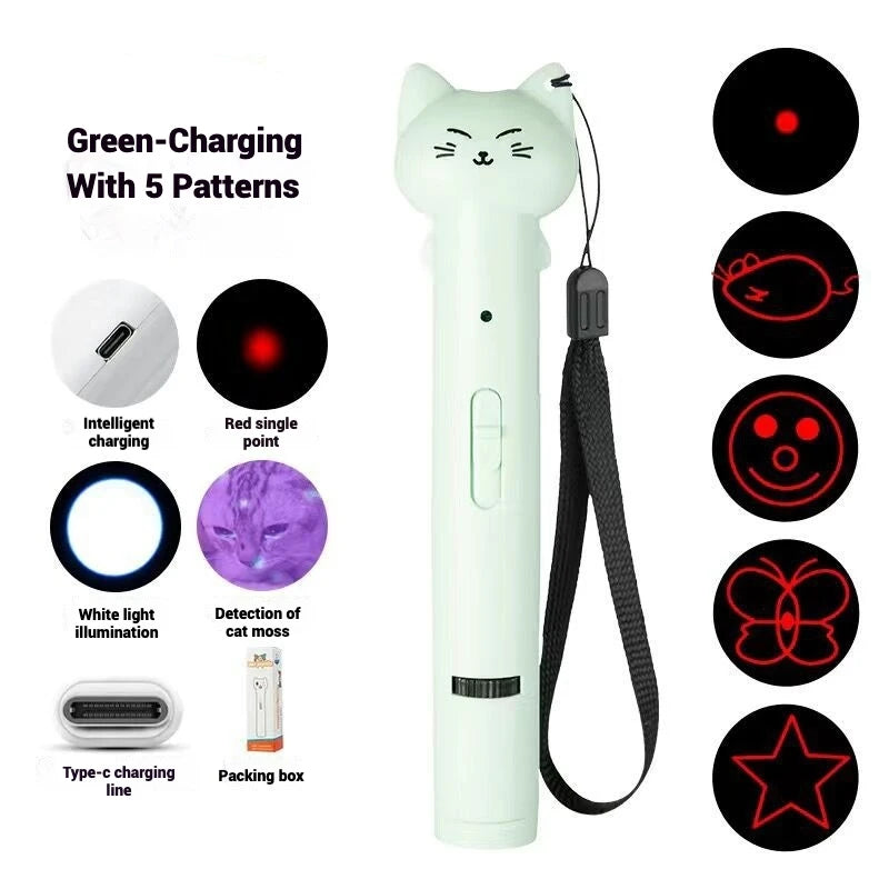 LaserChase | 5-in-1 Interactive Cat Laser Toy