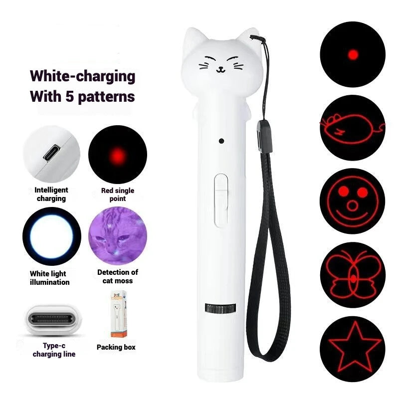 LaserChase | 5-in-1 Interactive Cat Laser Toy