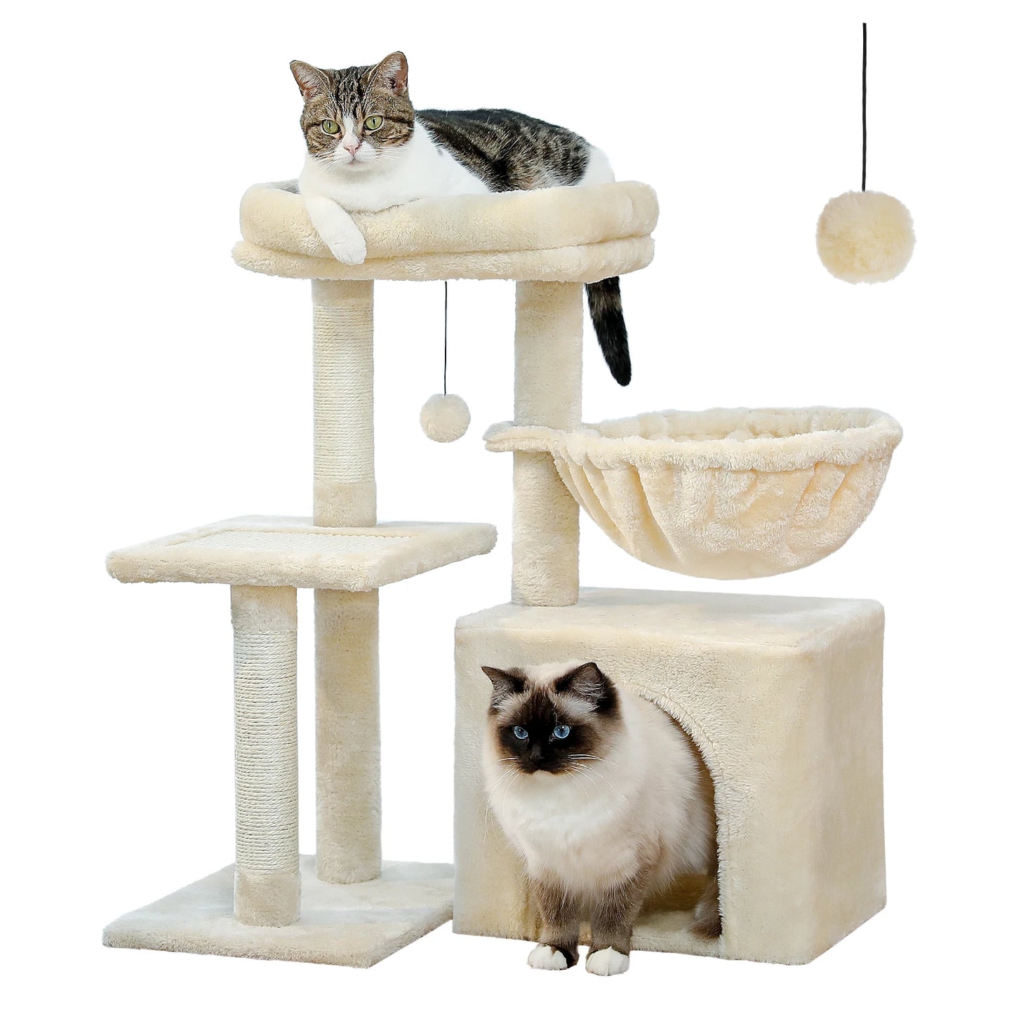 CozyPeaks: 2-in-1 Cat Activity Tower