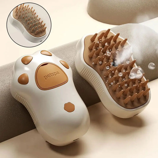 SteamGroom 3-in-1 Electric Pet Steam Brush